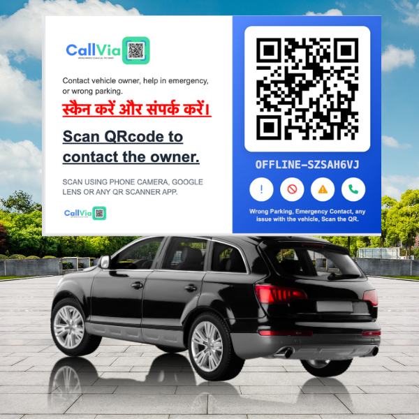 How CallViaQR Car Tag Prevents Prank Calls and Misuse